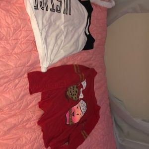 Two girls shirts from justice